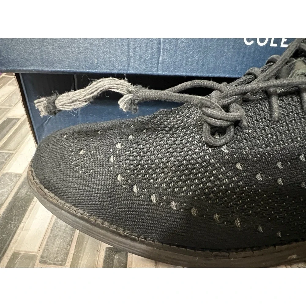 Cole Haan Men's Original Grand Stitchlite Wingtip Black C28443 US 9.5M
